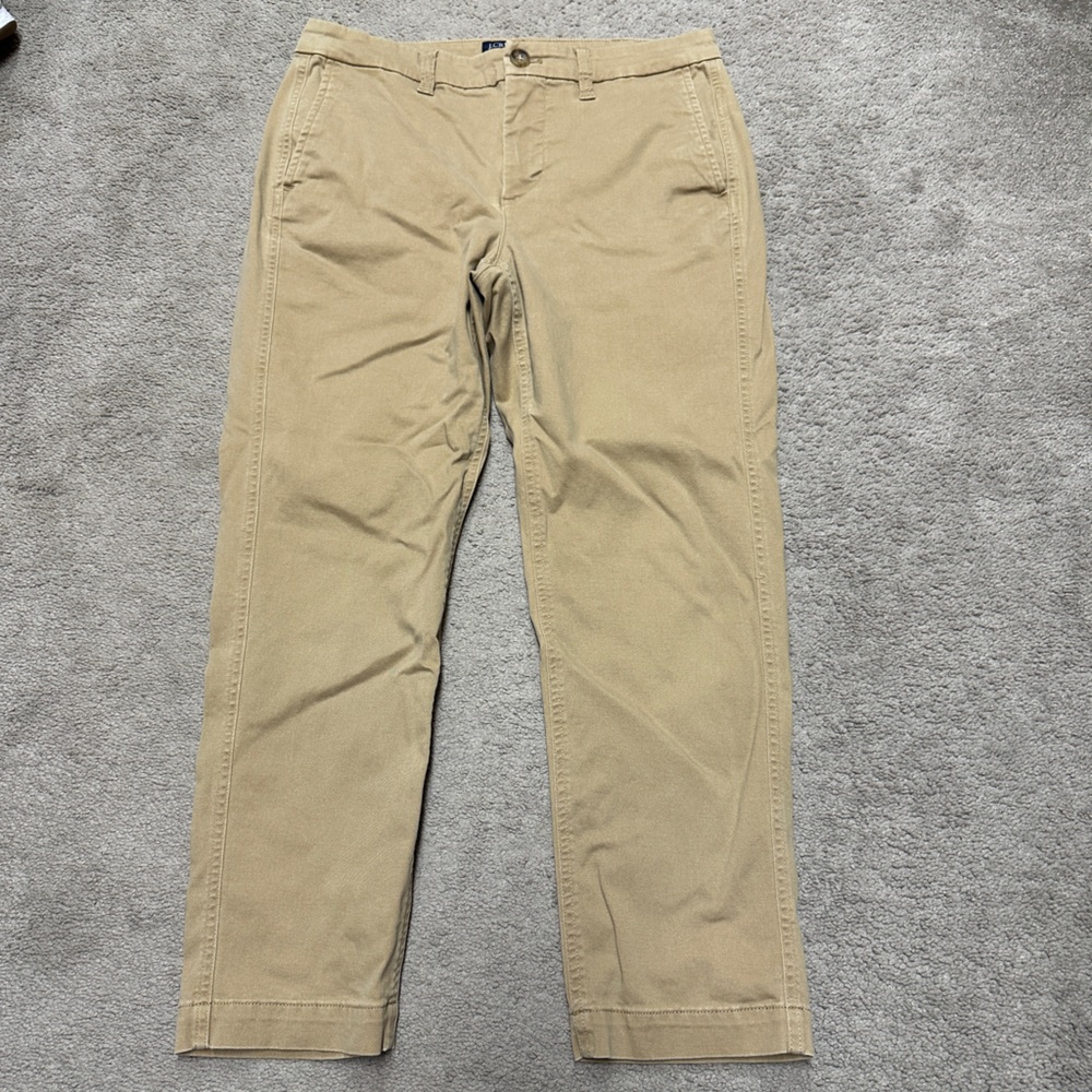 J. Crew Tan Chino Pants Classic Cotton Blend